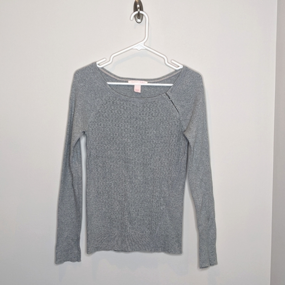 Victoria's Secret Gray Shirt M